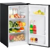 Kitchenbrothers Tafelmodel Koelkast – 88L – Vrijstaand – Zwart – Compacte Mini Frigo met Verstelbare Planken