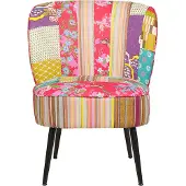 Beliani VOSS - Fauteuil-Multicolor-Polyester
