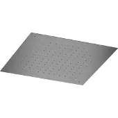 Hotbath Mate M111 inbouw hoofddouche 50cm vierkant gepolijst zwart PVD