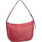 Mandarina Duck Leren Schoudertas Luna Hobo Rhubarb Donkerrood
