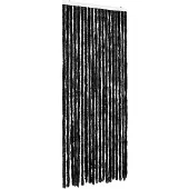 vidaXL Vliegengordijn 56x200 cm chenille antraciet