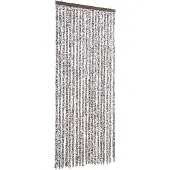 vidaXL Vliegengordijn 56x200 cm chenille bruin en beige