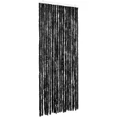 vidaXL Vliegengordijn 90x220 cm chenille antraciet