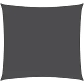 vidaXL Zonnescherm vierkant 3,6x3,6 m oxford stof antracietkleurig