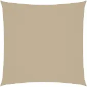 vidaXL Zonnescherm vierkant 3,6x3,6 m oxford stof beige