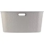 Keter Softex wasmand 45L Taupe taupe Kunststof Wasmand