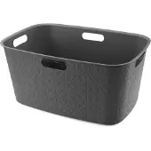 Curver Softex Wasmand - 45 liter - 57x37x27cm - Antraciet