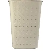 Curver Softex wasbox met deksel 56L wit wit Kunststof Wasmand