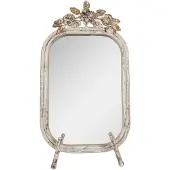 Clayre & Eef Tafelspiegel 25x6x48 cm ijzer glas
