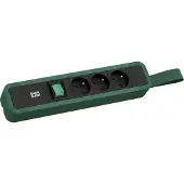 Bachmann PRIMO 2 3xUTE 1xschakelaar met lus 2,0m CEE7/7 RAL6028