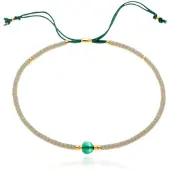 Deja Jewels Deja Armband Miyuki Glas kralen - Green