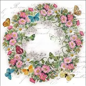 Ambiente - Lunch servetten - Wreath of Flowers