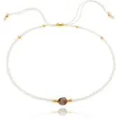 Deja Jewels Deja Armband Miyuki Glas kralen - White
