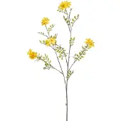 Emerald Kunstbloem bloesem tak - 91 cm - geel - kunst zijdebloemen - Kunstbloemen