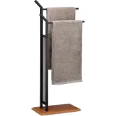 Relaxdays Handdoekhouders + handdoekhaken, Handdoekenrek