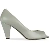 Noë Shoes Nicolina Peeptoe Light Grey