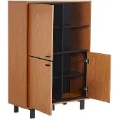 Beliani PARAMOUNT - Sideboard-Lichte houtkleur-Vezelplaat