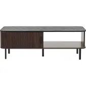 Beliani JOSE - Salontafel-Donkere houtkleur-MDF