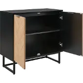 Beliani ALASKA - Sideboard-Zwart-MDF