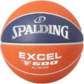 Spalding Lnb 22 Excel Tf-500 Composite Indoor/Outdoor (Size 7) Basketbal Heren - Oranje / Marine | Maat: 7