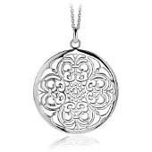 Orphelia Pendant + Chain Big Circle ZH-6034