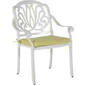 Beliani ANCONA - Tuinstoel-Wit-Aluminium
