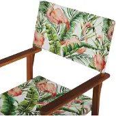 Beliani CINE - Stoffen hoes voor stoel-Groen-Polyester