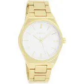 Oozoo Timepieces Horloge Goud/Wit | C10527