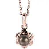 Orphelia Pendant + Chain Rose Synt Pearl ZH-6021/1