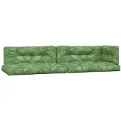 vidaXL Palletkussens 5 st bladpatroon stof