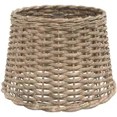 vidaXL Plafondlampenkap Ø40x26 cm wicker bruin
