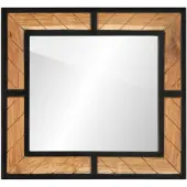 vidaXL Badspiegel, 60x1x55 cm, massief acaciahout