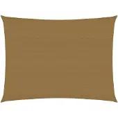 vidaXL Zonnezeil 160 g/m² 4x5 m HDPE taupe