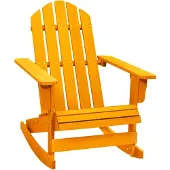 vidaXL Adirondack schommelstoel, massief grenenhout, oranje