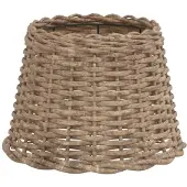 vidaXL Lampenkap Ø30x20 cm wicker bruin