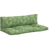 vidaXL Palletkussens 2 st bladpatroon oxford stof