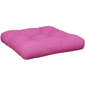 vidaXL Palletkussen 58x58x10 cm oxford stof roze