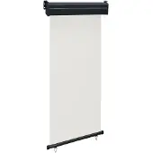 vidaXL Balkonscherm 105x250 cm crèmekleurig