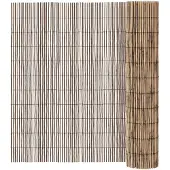 vidaXL Tuinhek, 400x100 cm, rietachtig