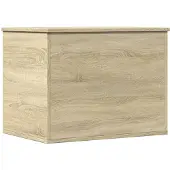 vidaXL Opbergbox 60x42x46 cm bewerkt hout sonoma eikenkleurig