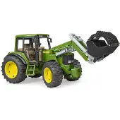 BRUDER John Deere Tractor Met Frontlader Groen groen Kunststof