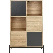 Beliani MOINES - Boekenkast-Lichte houtkleur-MDF