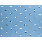 Beliani TALOKAN - Plaid-Blauw-Katoen
