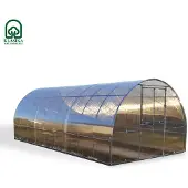 BAUMERA KLASIKA TUBE Tuinkas - 3 x 2 m (6 m²) - 6 mm Dikte - Kweekkas - Polycarbonaat afdekking