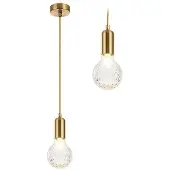 Toolight Plafondlamp Hangend Enkel Retro Goud APP649-1CP