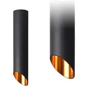 Toolight Moderne Plafondlamp Zwart Goud 30 Cm APP572-1C