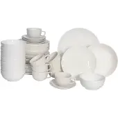 Luzzo cardiff serviesset 8 persoons 48 delig servies porselein