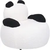 Beliani VIBY - Kinderstoel-Wit-Bouclé