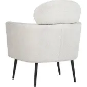 Beliani SOBY - Fauteuil-Wit-Polyester