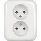 Busch Jaeger Abb Busch-Jaeger Wcd Zra 2Voudig Inbouw Wit/Wit Bj